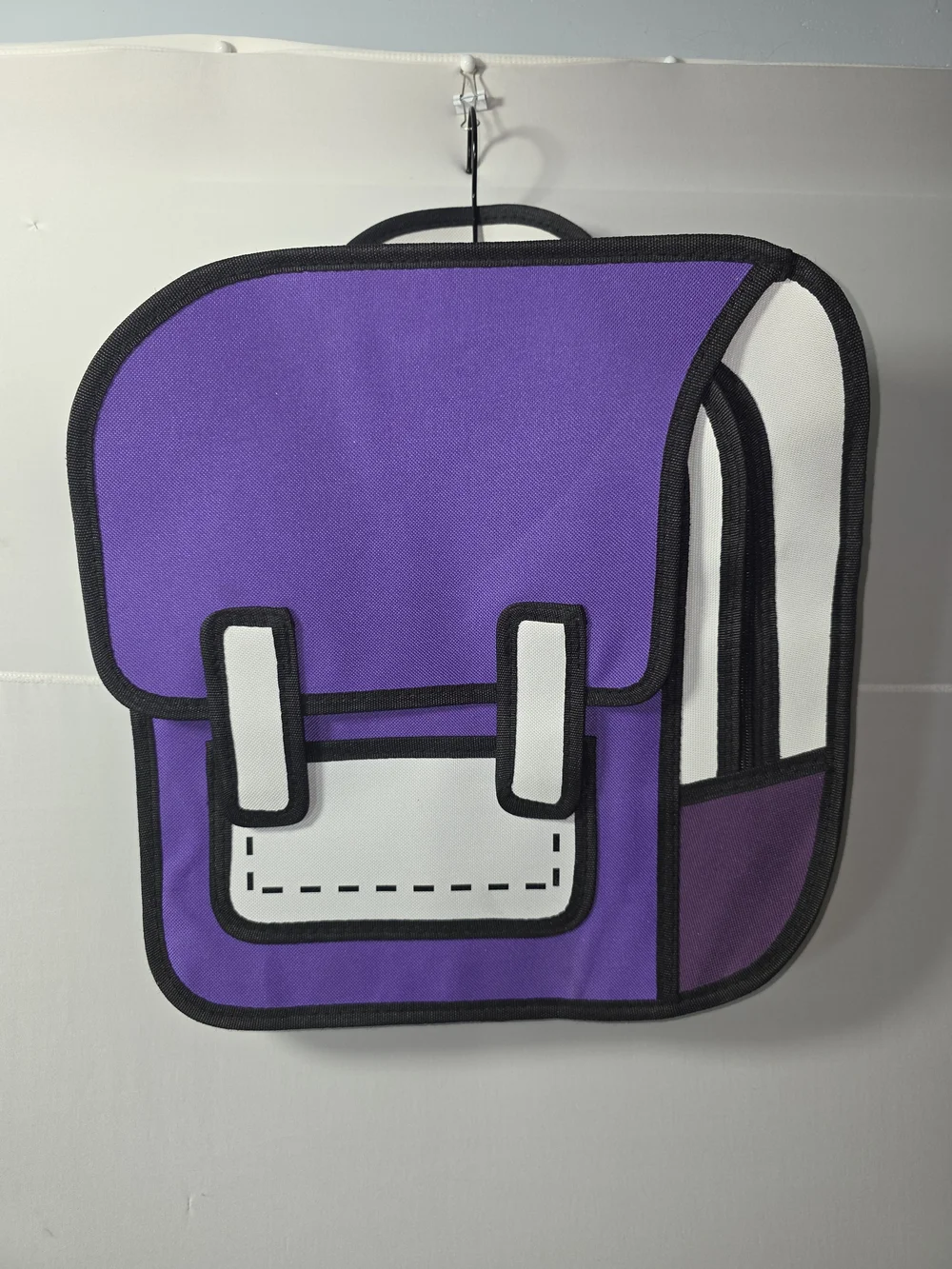 Purple Kids Cartoon Style Backpack - Unbranded